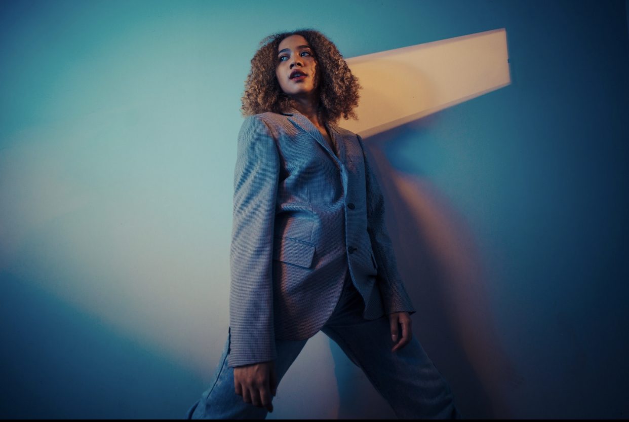 Anastensia — blue tailoring editorial